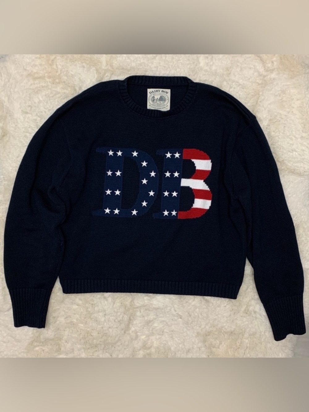 Dairy Boy American Summer Sweater Size XXL